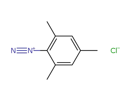 2,4,6-trimethylphenyl diazonium chloride